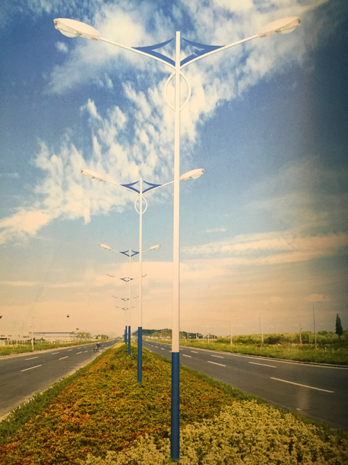 双臂路灯