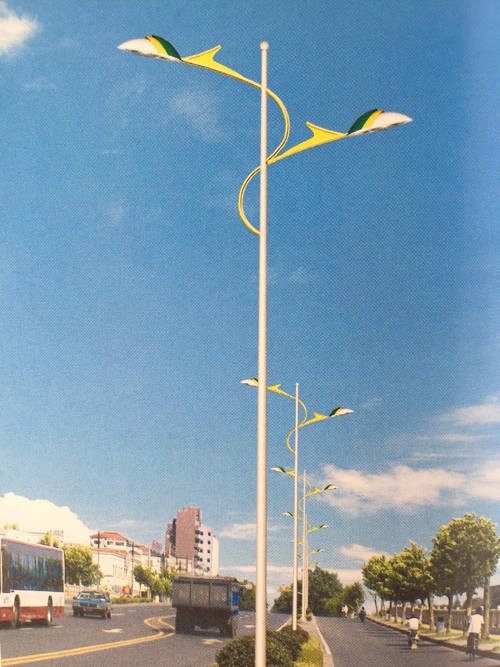双臂路灯